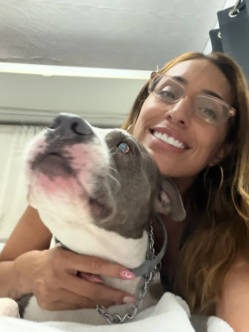 A pet in Joselyn's care