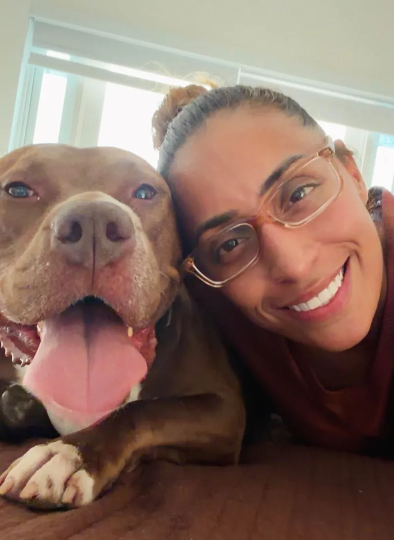A pet in Joselyn's care
