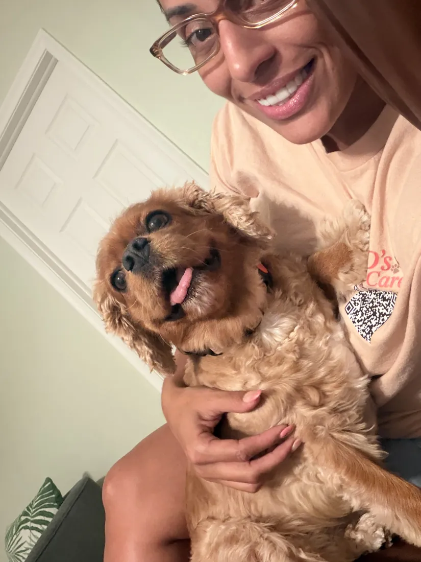A pet in Joselyn's care