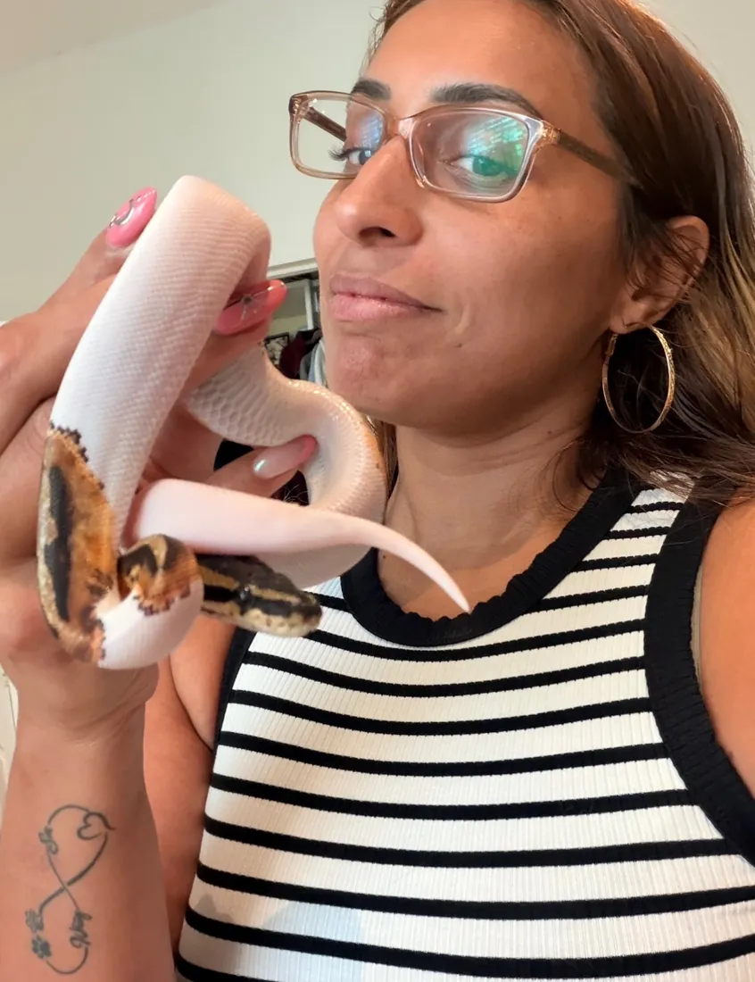 A pet in Joselyn's care
