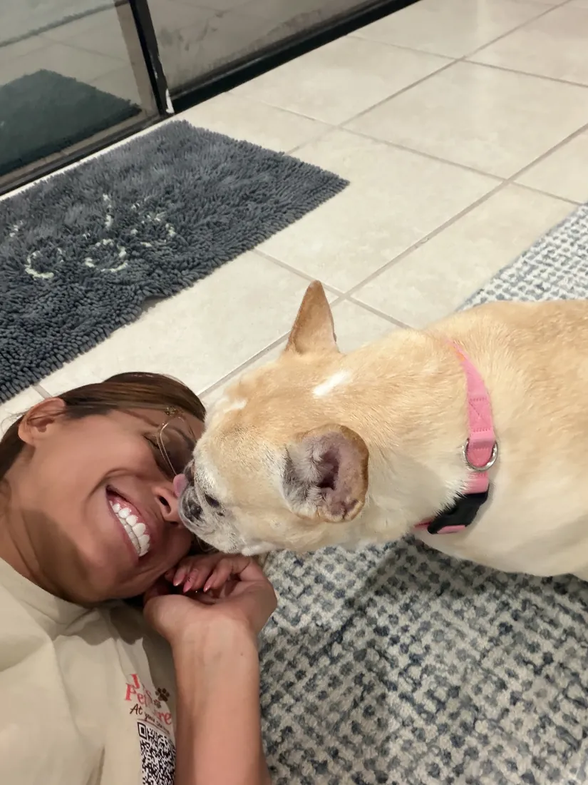 A pet in Joselyn's care